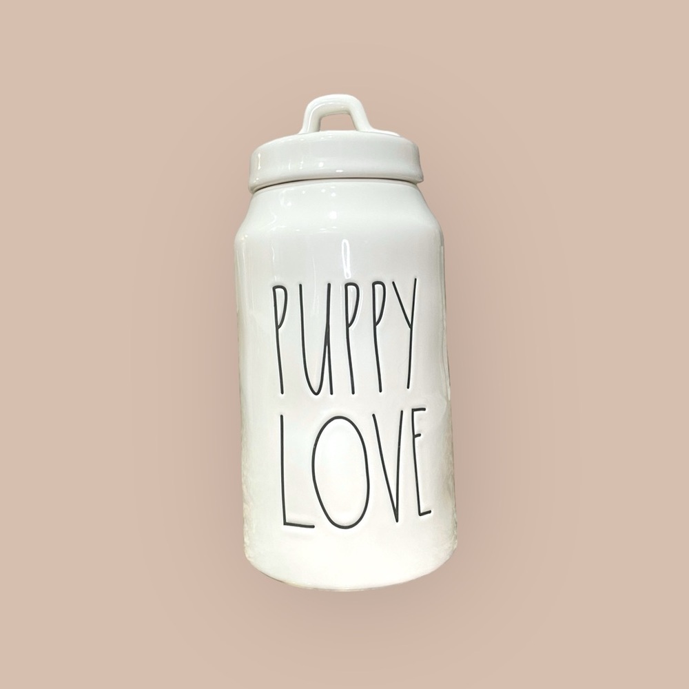 Rae Dunn PUPPY LOVE Canister